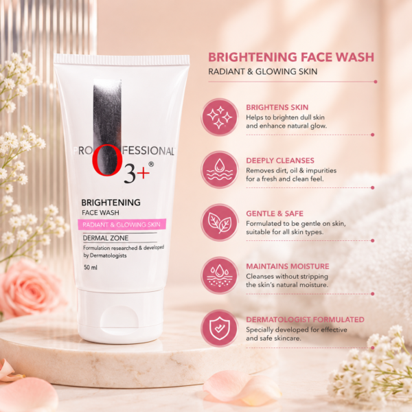 bri face 4 O3+ Brightening Face Wash – Radiant & Glowing Skin