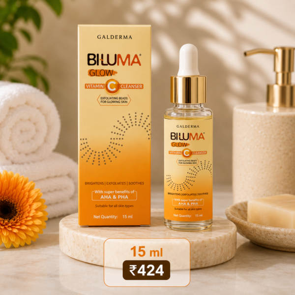 15ml belium Biluma Glow 15% Vitamin C Face Serum for Glowing Skin – 30ml