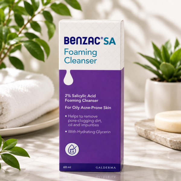 Benzac SA 2% Salicylic Acid Foaming Cleanser – 60ml